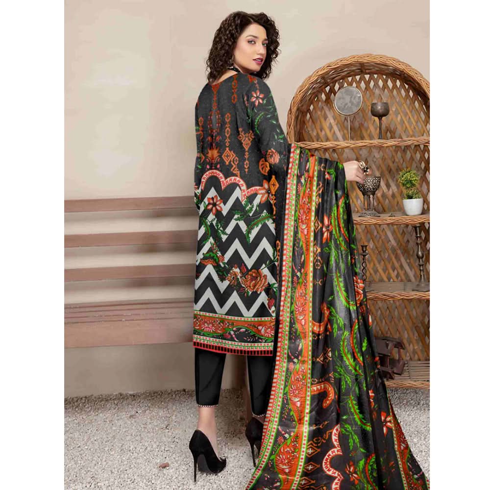 Sahir Classic Printed Lawn 3 Pcs Unstitched Suit - 10-C, Women, 3Pcs Shalwar Suit, Chase Value, Chase Value
