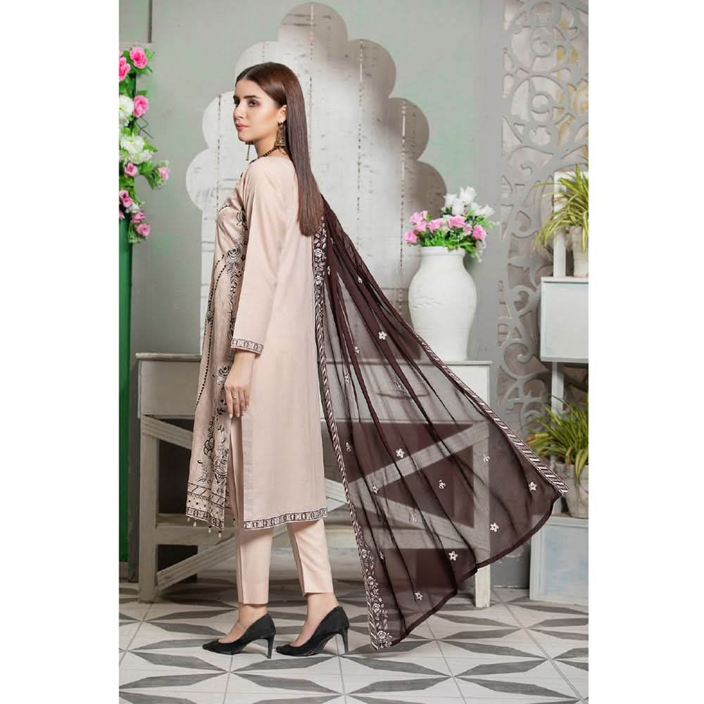 Bin Hameed Zaavia Embroidered Lawn Unstitched 3 Pcs Suit - AY-2998, Women, 3Pcs Shalwar Suit, Rana Art, Chase Value