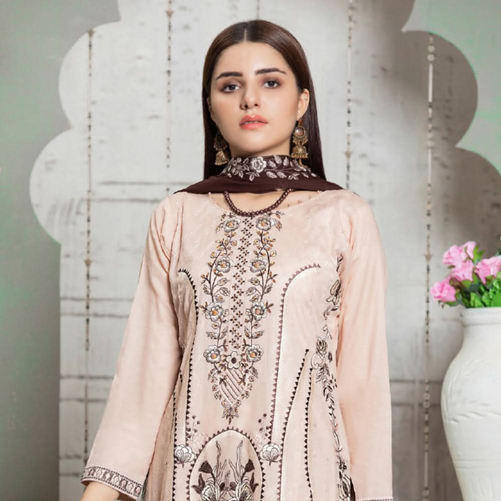 Bin Hameed Zaavia Embroidered Lawn Unstitched 3 Pcs Suit - AY-2998, Women, 3Pcs Shalwar Suit, Rana Art, Chase Value