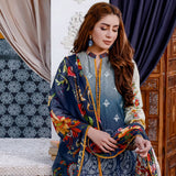 Satrangi Lawn Chicken Kari Digital Printed 3Pcs Unstitched Suit - 8, Women, 3Pcs Shalwar Suit, MI Creation, Chase Value