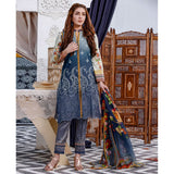 Satrangi Lawn Chicken Kari Digital Printed 3Pcs Unstitched Suit - 8, Women, 3Pcs Shalwar Suit, MI Creation, Chase Value