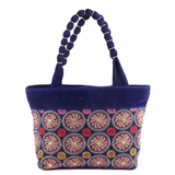 Women's Embroidery Handbag - Blue - test-store-for-chase-value