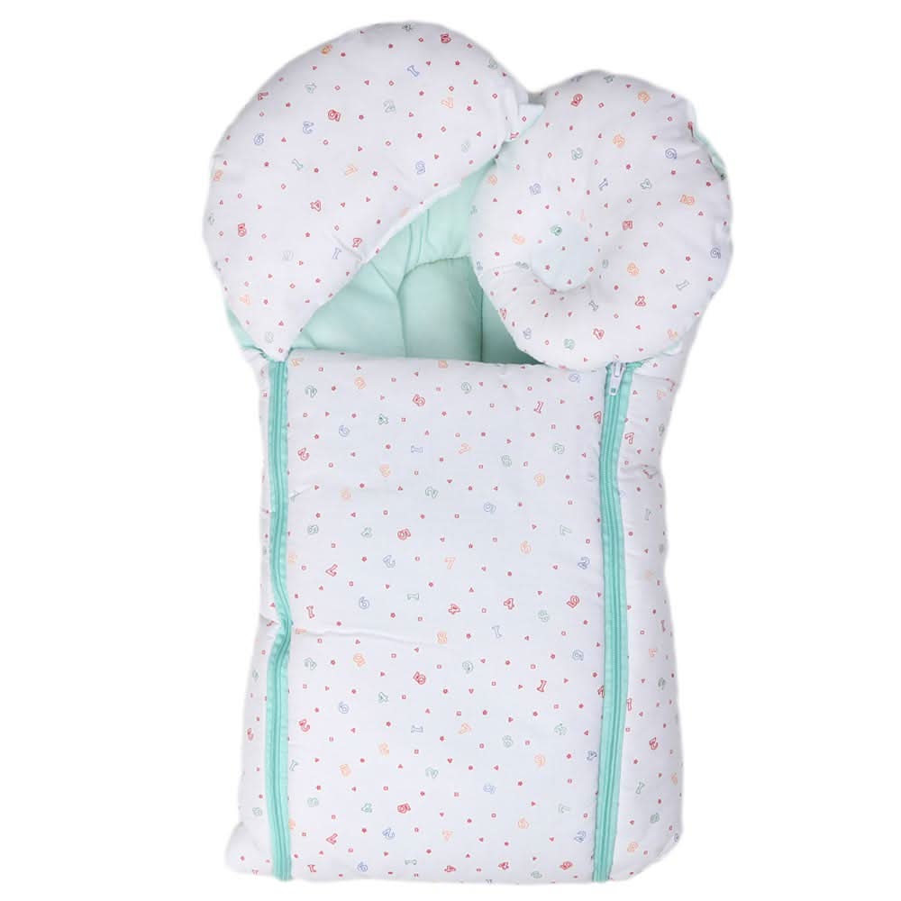 Newborn Sleeping Bag 7 Pcs Set - Cyan, Kids, Sleeping Bags, Chase Value, Chase Value