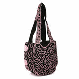Women's Embroidered Shoulder Handbag - Pink, Women's Handbags, Chase Value, Chase Value