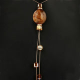 Women's Beads Long Mala - Brown, Women, Chains & Lockets, Chase Value, Chase Value