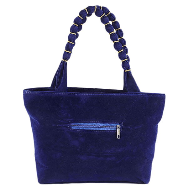 Women's Embroidery Handbag - Blue - test-store-for-chase-value