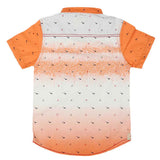 Boys Half Sleeves Printed Shirt - Orange, Kids, Boys Shirts, Chase Value, Chase Value