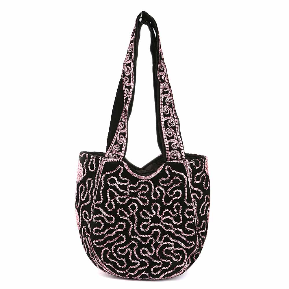 Women's Embroidered Shoulder Handbag - Pink, Women's Handbags, Chase Value, Chase Value
