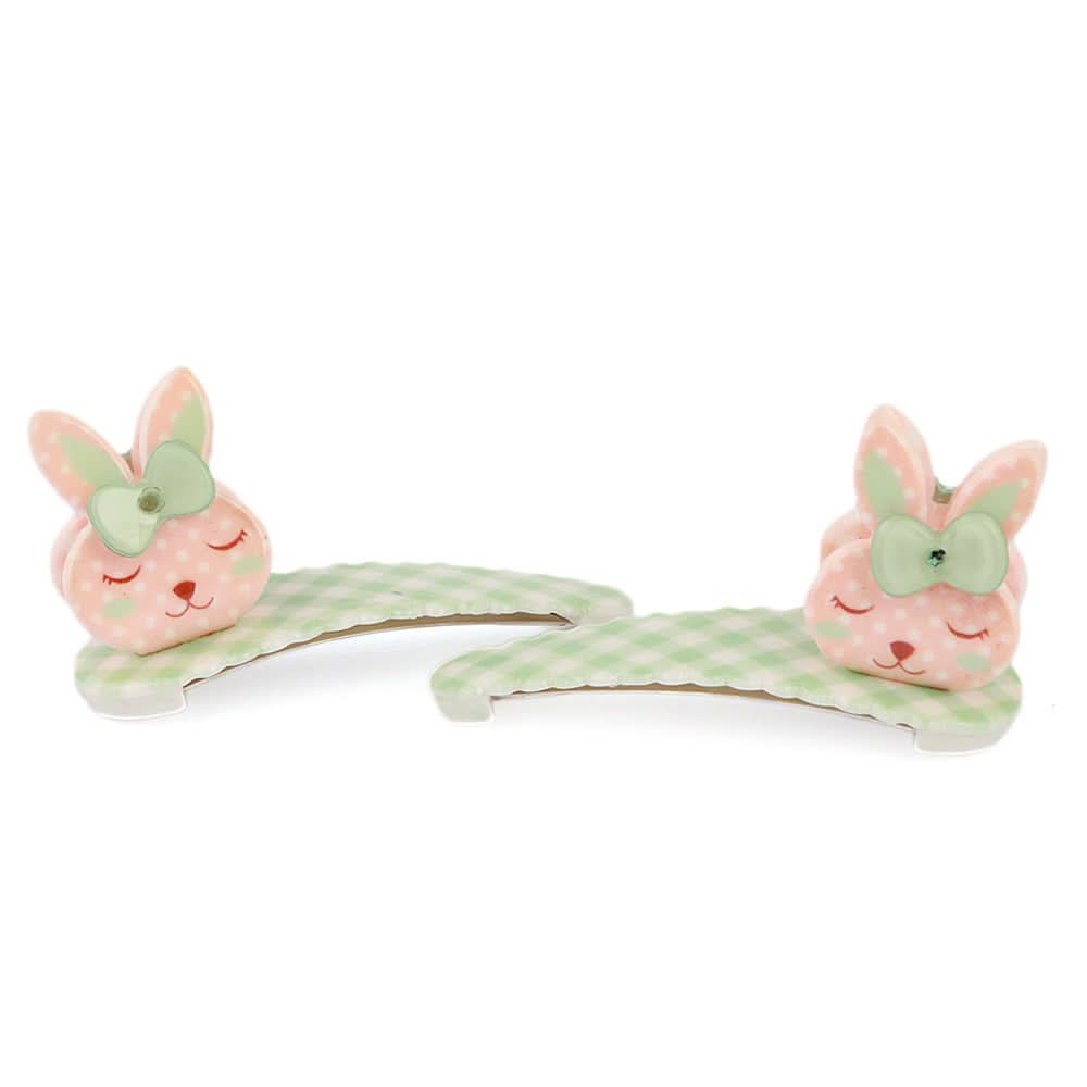 Girls Hair Pin 2 Pcs- Green, Kids, Hair Accessories, Chase Value, Chase Value