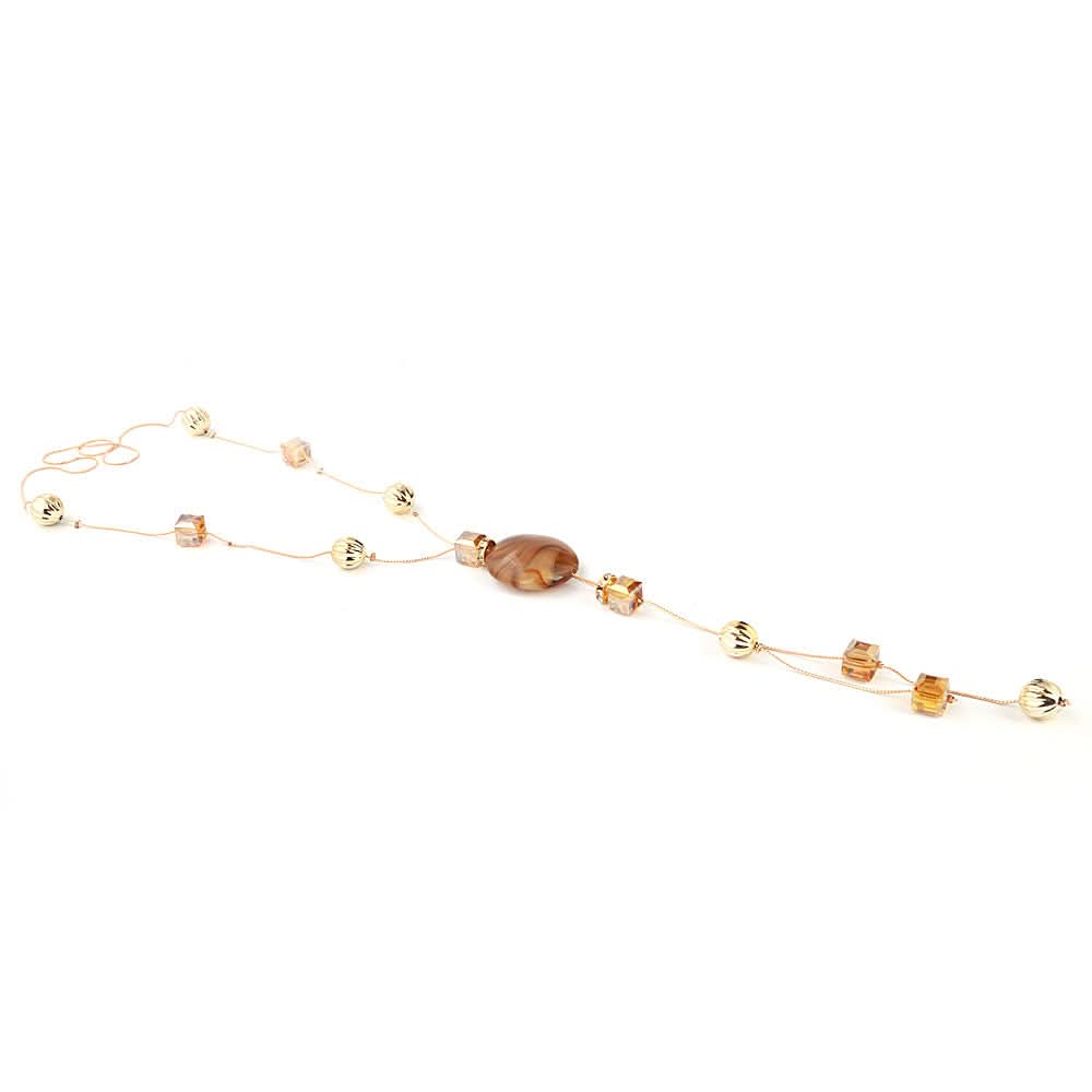 Women's Beads Long Mala - Brown, Women, Chains & Lockets, Chase Value, Chase Value