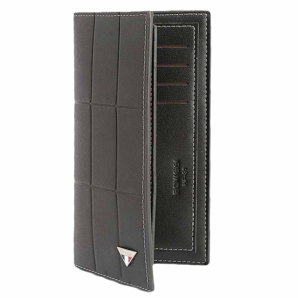 Men's Cheque Book Wallet - Black, Men, Wallets, Chase Value, Chase Value