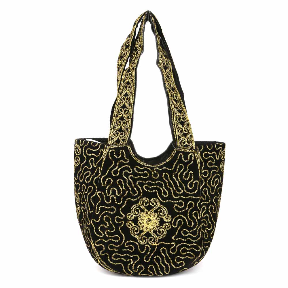Women's Embroidered Shoulder Handbag - Yellow, Women's Handbags, Chase Value, Chase Value