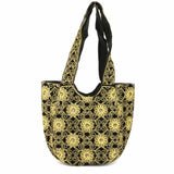 Women's Embroidered Shoulder Handbag - Yellow, Women's Handbags, Chase Value, Chase Value
