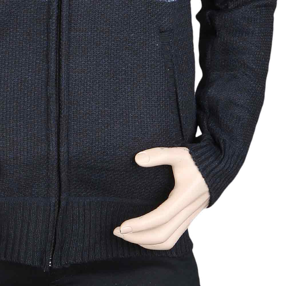 Men's Full Sleeves Hooded Zipper Upper - Grey, Men, Jackets and Hoodies, Chase Value, Chase Value