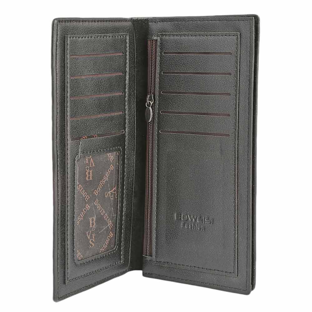 Men's Cheque Book Wallet - Black, Men, Wallets, Chase Value, Chase Value
