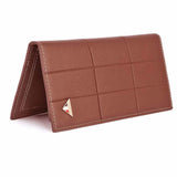 Men's Cheque Book Wallet - Dark Brown, Men, Wallets, Chase Value, Chase Value