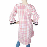 Women's Embroidered Kurti - Red, Women, Ready Kurtis, Chase Value, Chase Value