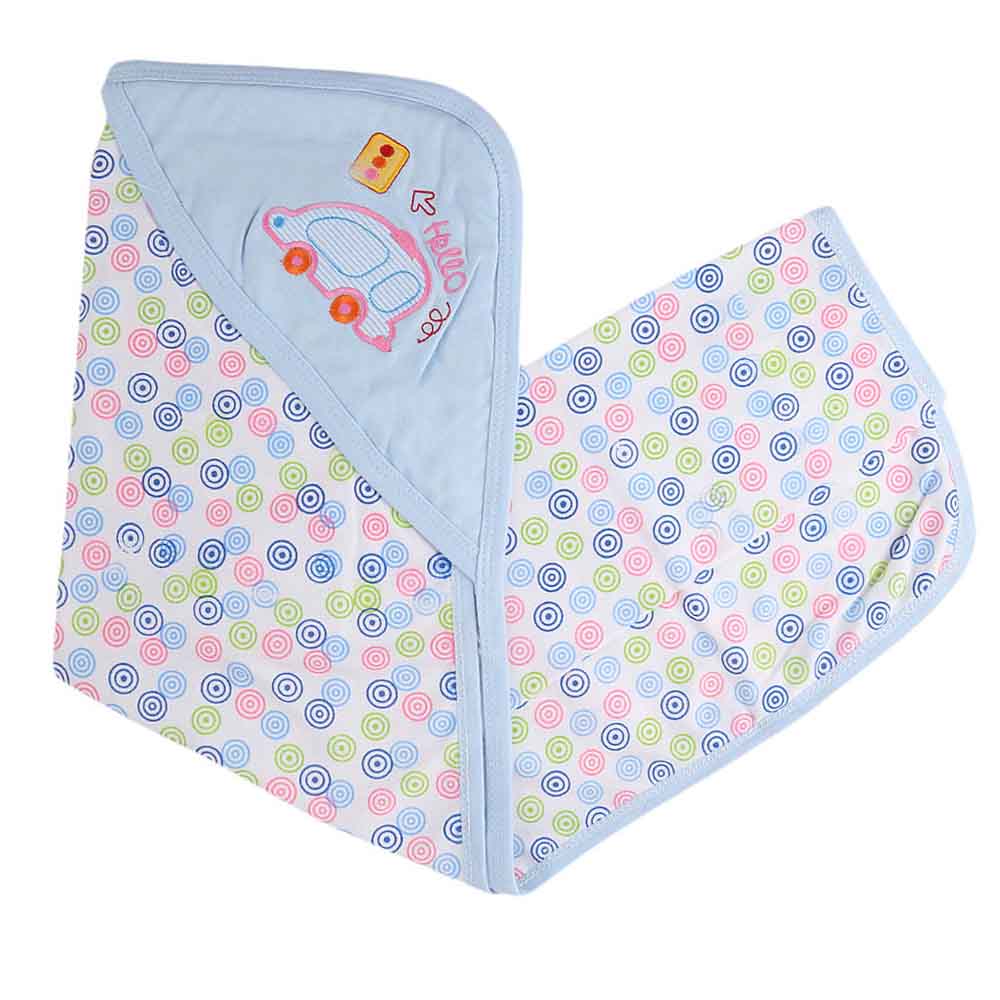Newborn Baby Wrapping Sheet - Light Blue, Newborn Baby Accessories, Chase Value, Chase Value