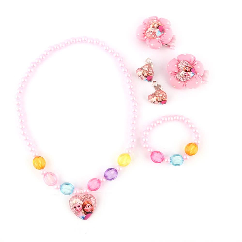 Girls Mala Gift Set - Pink, Kids, Jewellery Sets, Chase Value, Chase Value