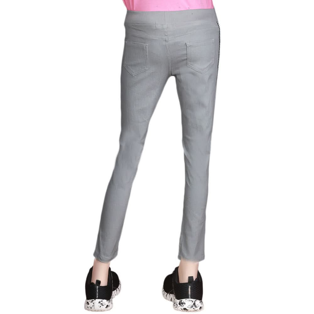 Women's Striped Jegging - Light Grey, Women, Pants & Tights, Chase Value, Chase Value
