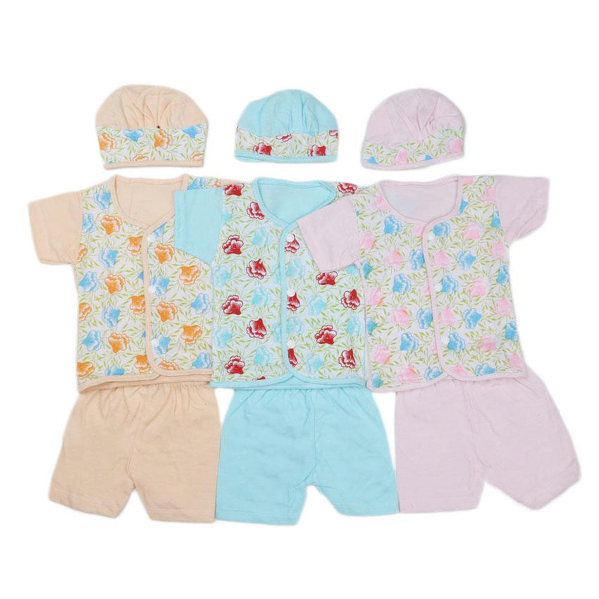 Newborn Gift Jhabla Suits (6 Pcs) - Multi - test-store-for-chase-value