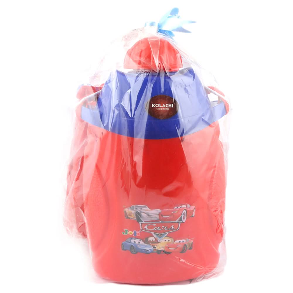 School Water Bottle With Lunch Box Royal Blue & Red - 1100 ML - test-store-for-chase-value