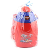 School Water Bottle With Lunch Box Royal Blue & Red - 1100 ML - test-store-for-chase-value