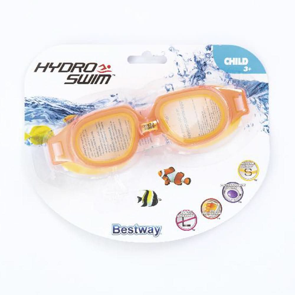 Bestway Swimming Goggles - Orange, Kids, Swimming, Chase Value, Chase Value