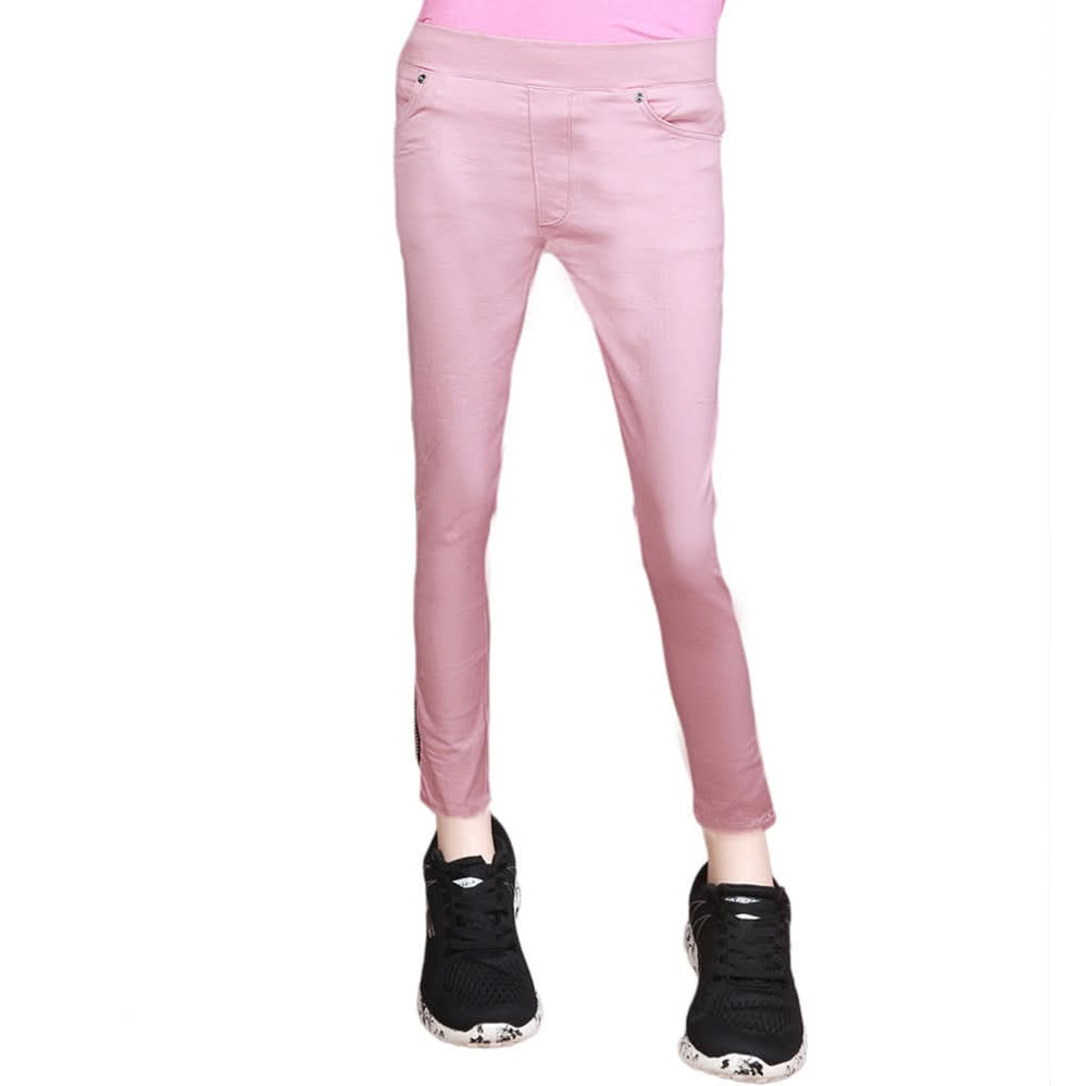 Women's Striped Jegging - Peach, Women, Pants & Tights, Chase Value, Chase Value