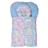 Newborn Sleeping Bag With Pillow - White - Blue, Kids, Sleeping Bags, Chase Value, Chase Value