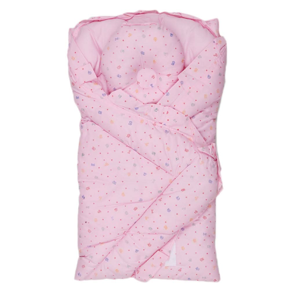 Newborn Sleeping Bag With Pillow - Pink, Kids, Sleeping Bags, Chase Value, Chase Value