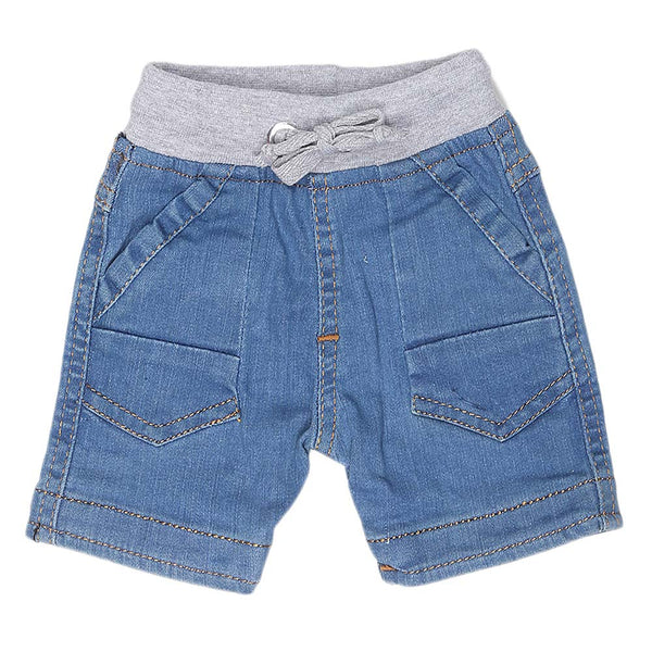 Newborn Boys Shorts - Light Blue - test-store-for-chase-value