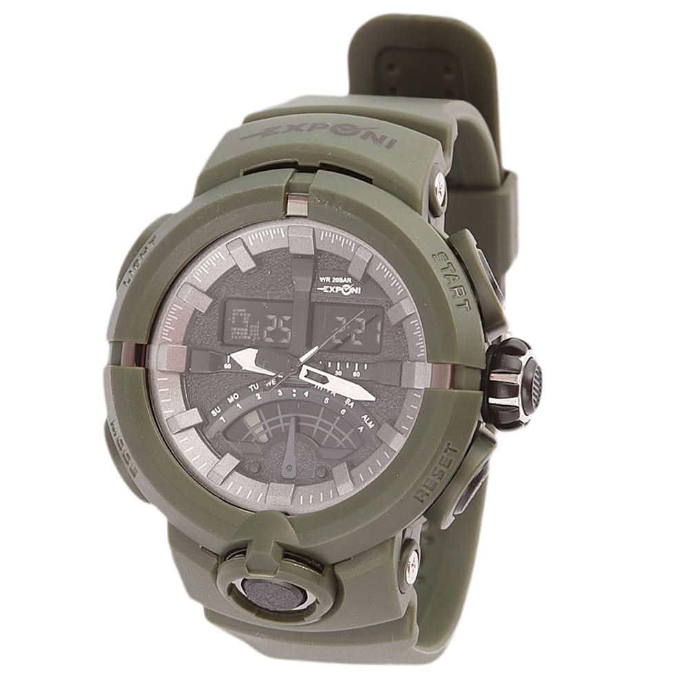 Men's Wrist Watch - Green, Men, Watches, Chase Value, Chase Value