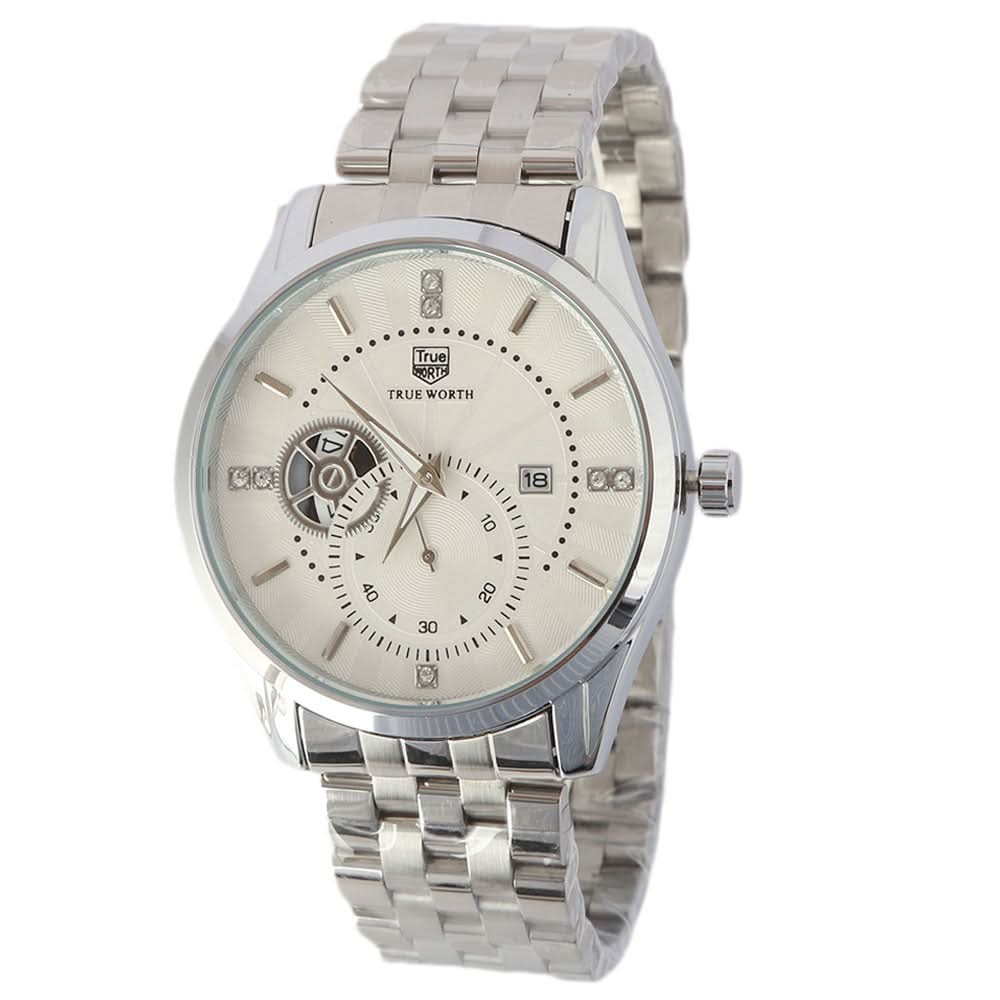 Men's wrist watch - White, Men, Watches, Chase Value, Chase Value