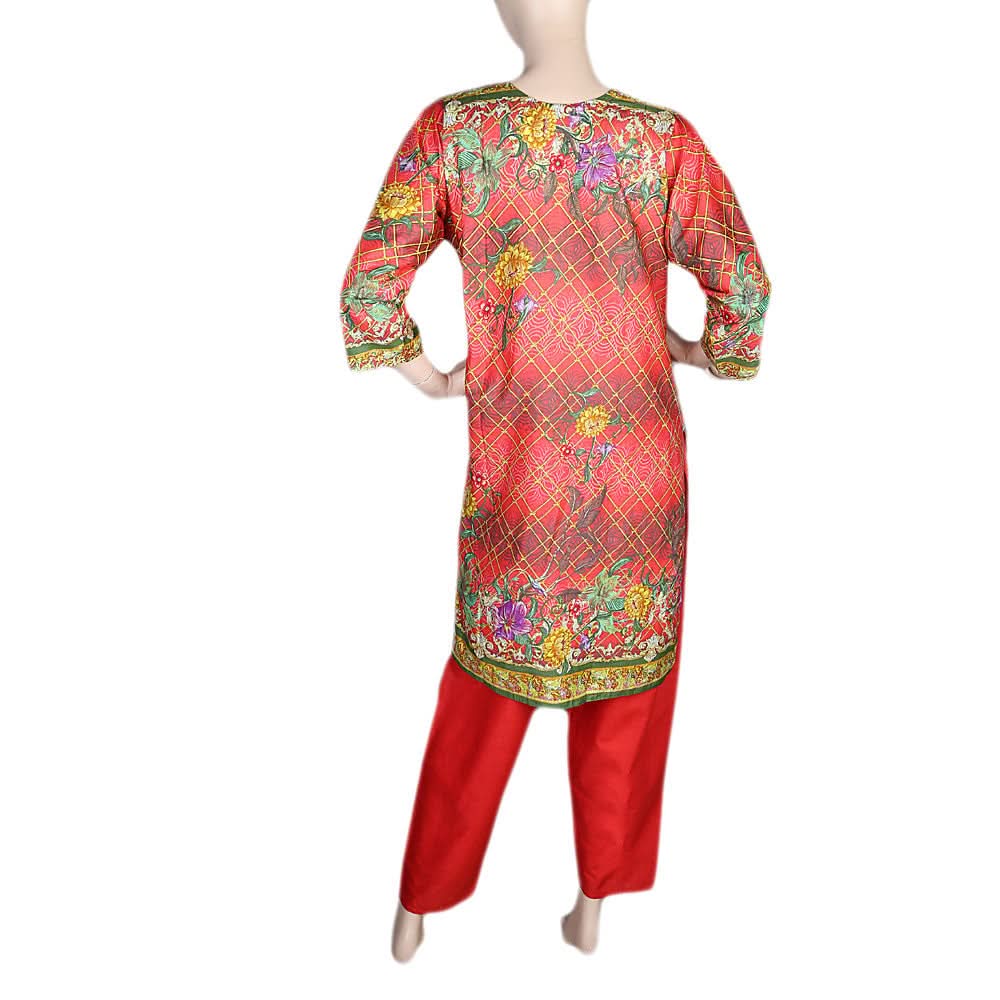 Women's Printed Lawn 2 Pcs Stitched Suit - Multi, Women's Fashion, Chase Value, Chase Value