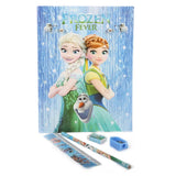 Frozen Stationery Set 5 Pcs - Blue, Kids, Pencil Boxes And Stationery Sets, Chase Value, Chase Value