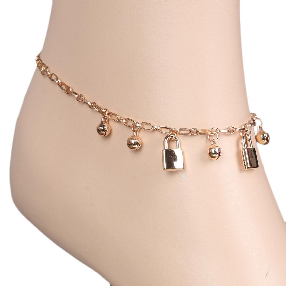 Women's Fancy Anklet - Golden, Women, Foot Jewellery, Chase Value, Chase Value