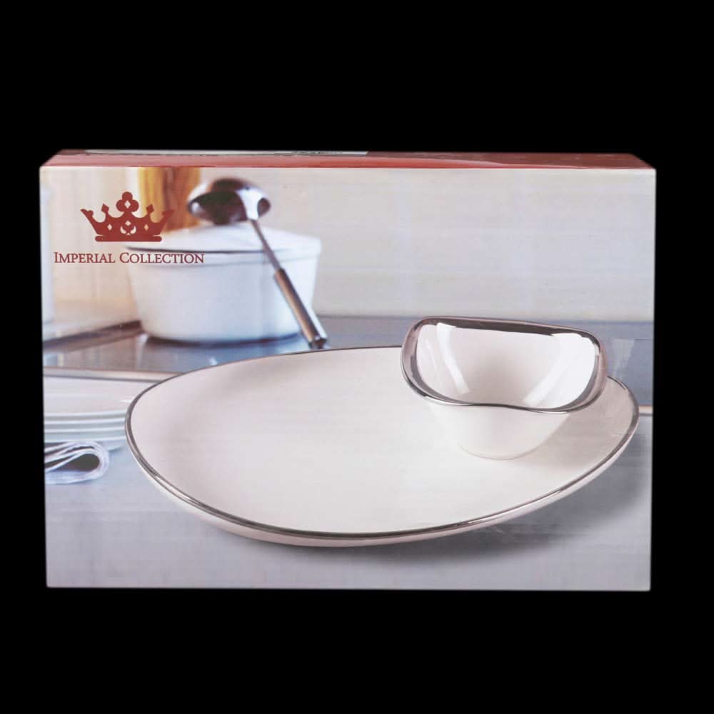 Royal Plate With Bowl - White, Home & Lifestyle, Serving And Dining, Chase Value, Chase Value