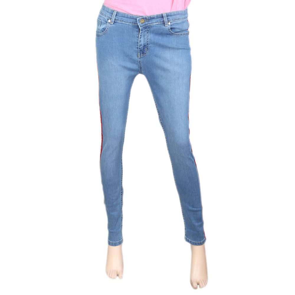 Women's Denim Pant - Light Blue, Women, Pants & Tights, Chase Value, Chase Value