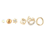 Girl's Fancy Ear Tops - Golden - test-store-for-chase-value