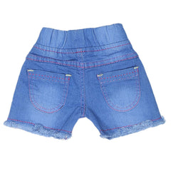 Newborn Girls Shorts (G-26) - Blue - test-store-for-chase-value