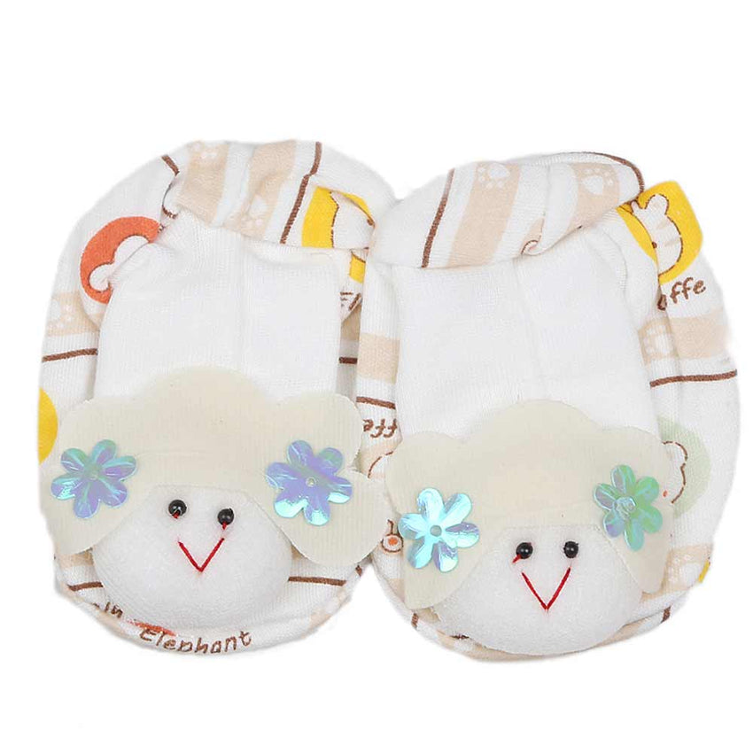 Newborn Character Booties - Beige, Kids, NB Shoes And Socks, Chase Value, Chase Value