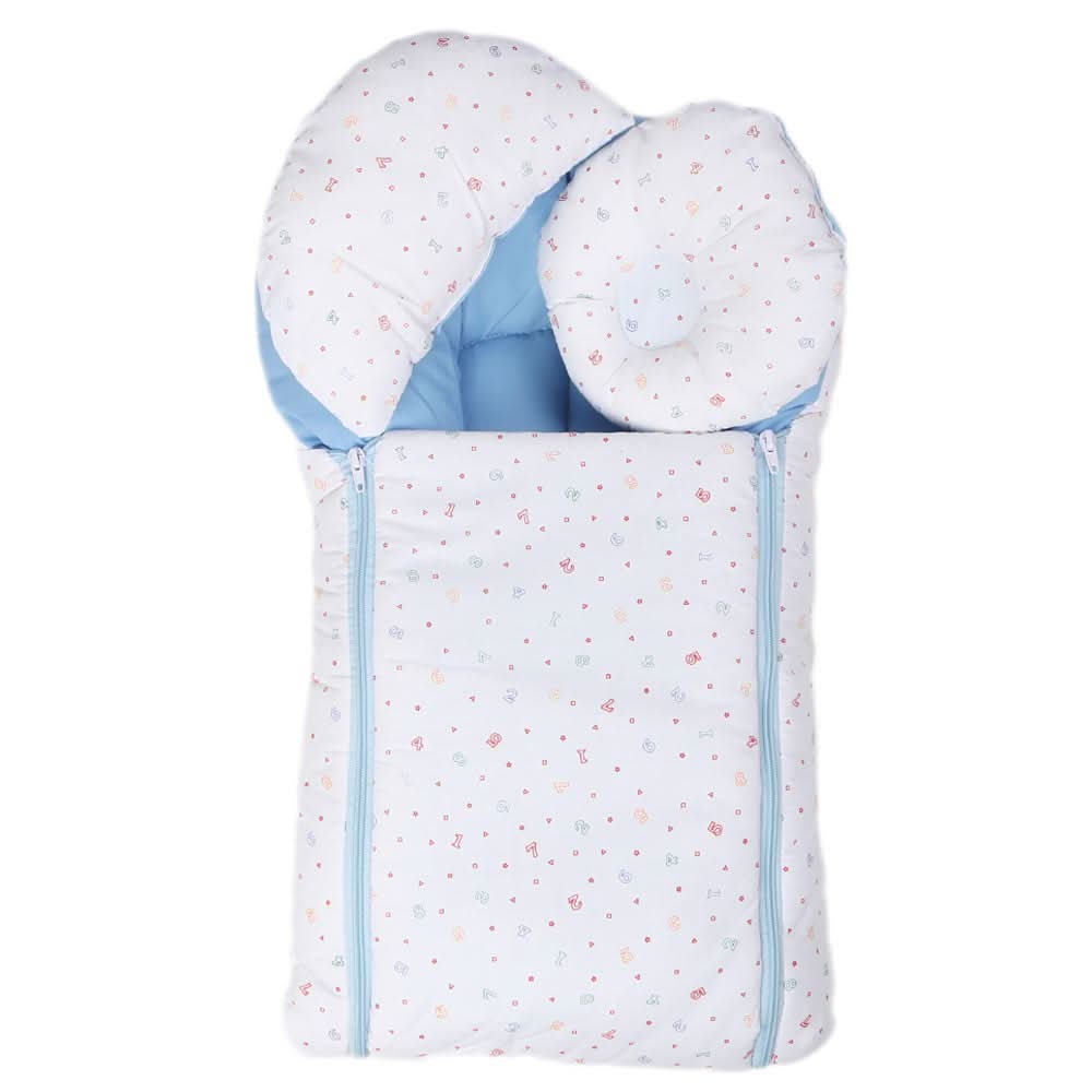 Newborn Sleeping Bag 7 Pcs Set - Blue, Kids, Sleeping Bags, Chase Value, Chase Value