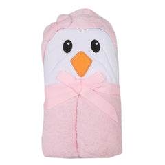 Newborn Hooded Bath Towel - Pink - test-store-for-chase-value