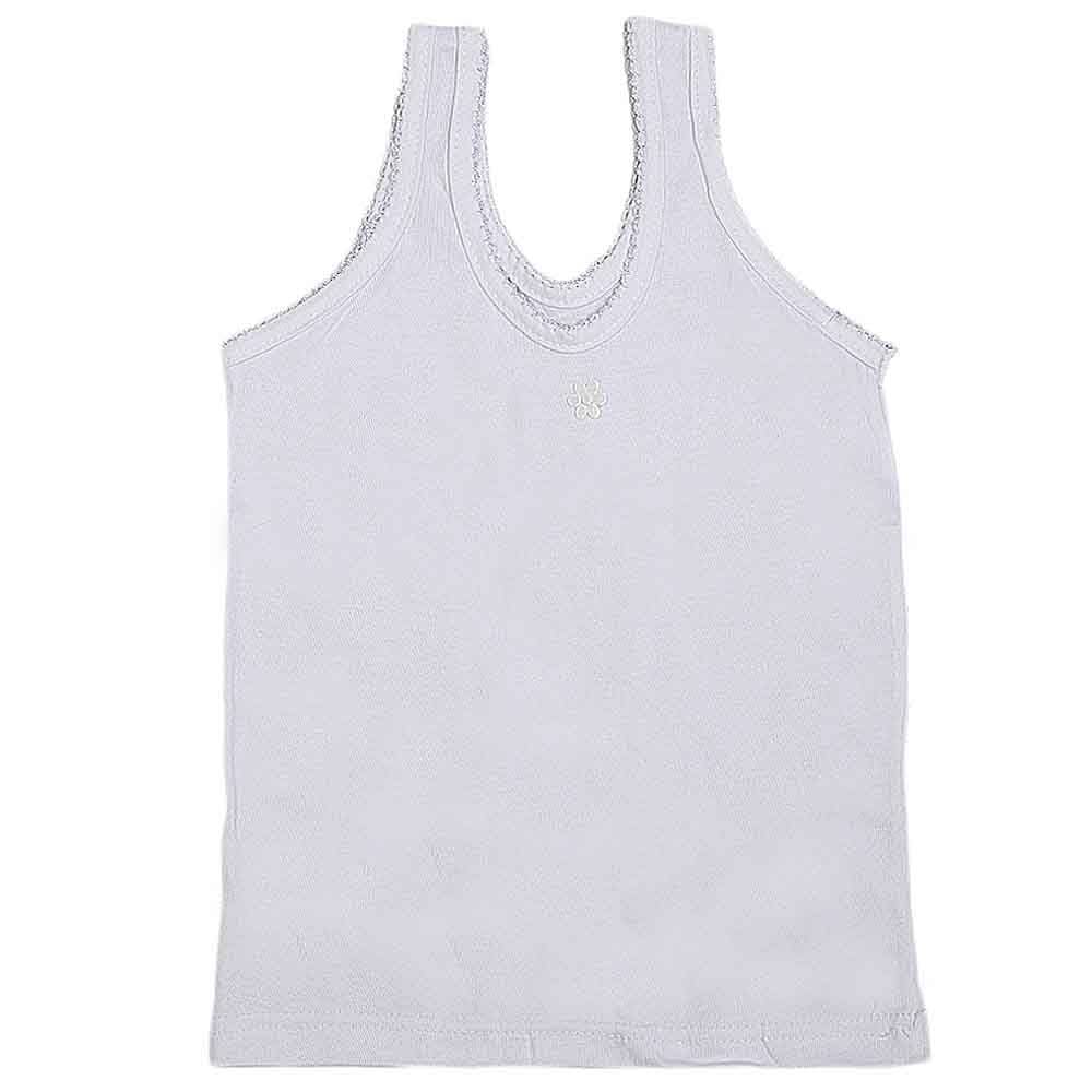 Girls Shameez - White, Kids, Shameez Camisole And Biddies, Chase Value, Chase Value