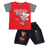 Newborn Boys Suit 2Pcs - Red, Kids, NB Boys Sets And Suits, Chase Value, Chase Value