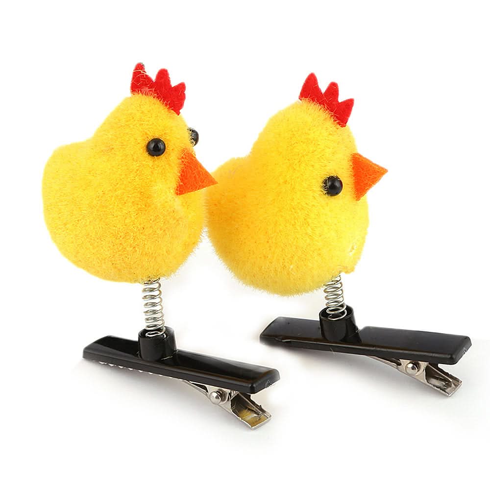 Girls Hair Pins 2 Pcs - Yellow, Kids, Hair Accessories, Chase Value, Chase Value