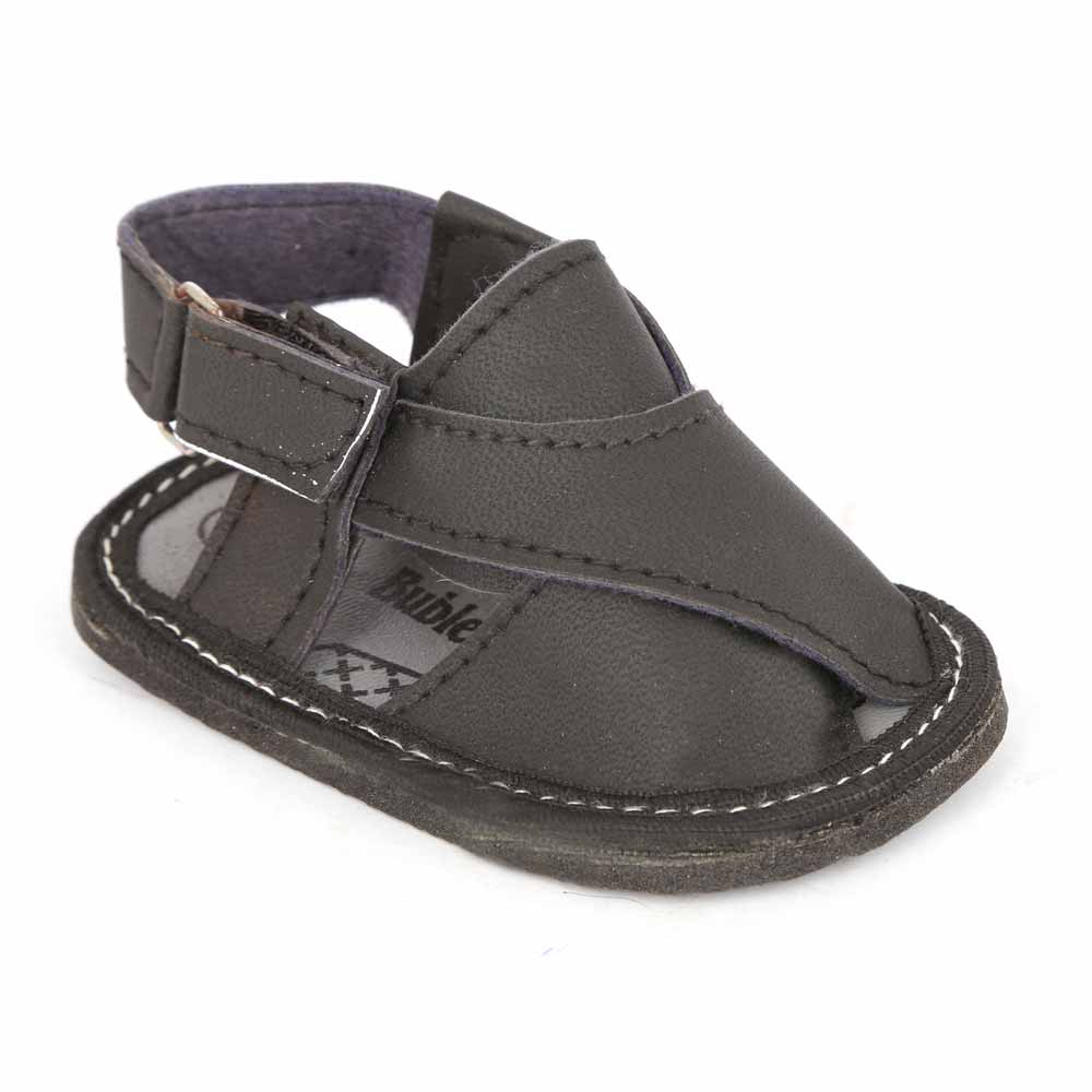 Newborn Boys Peshawari Sandal - Black, Kids, NB Shoes And Socks, Chase Value, Chase Value