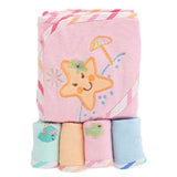 Newborn Gift Set 5 Pcs - Light Pink, Kids, NB Girls Sets And Suits, Chase Value, Chase Value