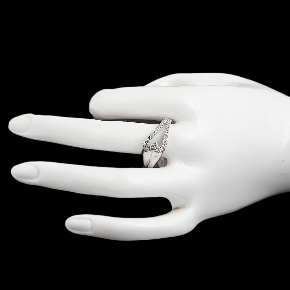 Women's Fancy Studded Ring - Silver - test-store-for-chase-value
